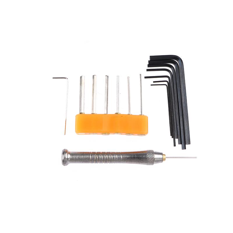 7Pcs/Set Alloy Steel Hexagon Wrench Hexagon Key Allen Wrench Hand Repair Tools 0.7Mm/0.9Mm/1.3Mm/1.5Mm/2Mm/2.5Mm/3Mm