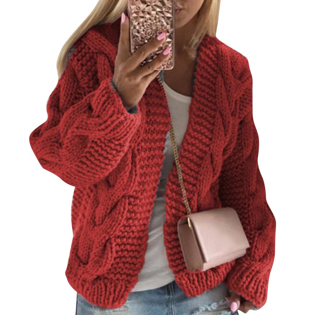 Women's Fashion Casual  Knit Cardigan Sweater