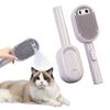 Hunde Nebelbürste 3 in 1 Selbst reinigende Katzenbürste Nebelspray Antistatische Massagebürste Wiederaufladbarer Pflegekamm für Haarendung Langes kurzes Haar Haustiere Verwendung