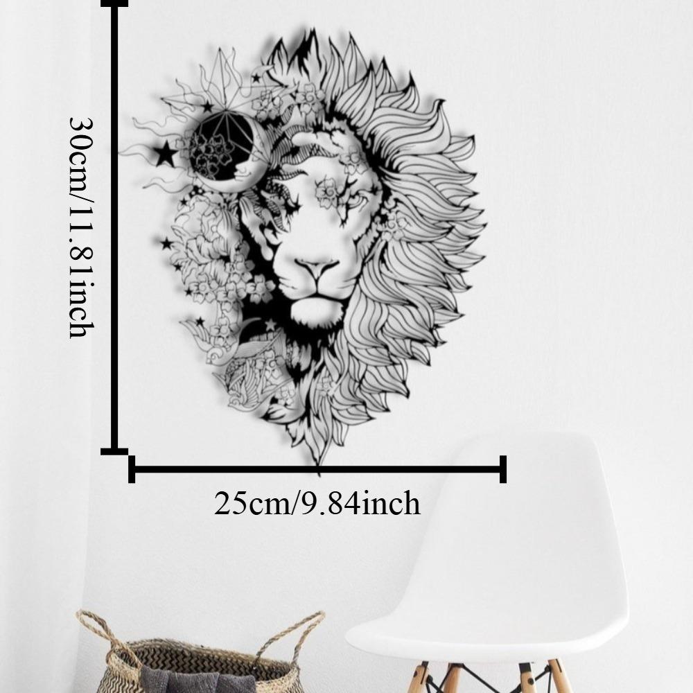 Metall Löwe Wandkunst Heimdeko Statue