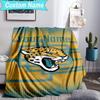 Custom Name Blanket Jacksonville Team Spirit Blanket Bedding Blanket for Travel, Camping, Living Rooms, Offices, Sofas, Fan Christmas Gift