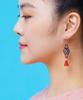 Lazy N Crazy Rhombus Glass Bead Earrings (4 Colors)