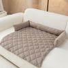 Corduroy Pet Pad with and Backrest for Dogs Cats
