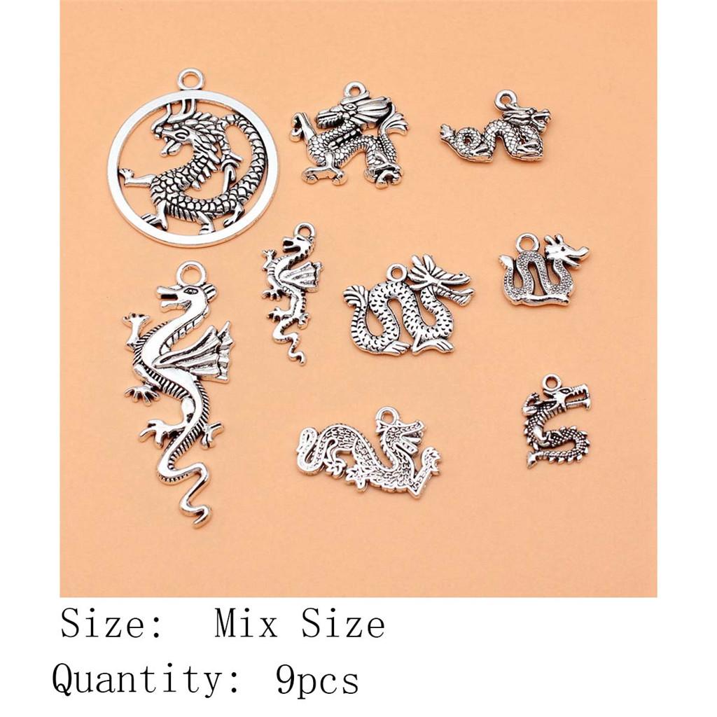 

Подвески на День матери Итальянский браслет Животные Смешанный набор Подвески Подвеска Дешевый Милый Браслет Подвеска A16-9pcs-Mix Size