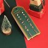 Must Have Christmas Tree Snowflake Gingerbread Stud Earring Set for Women Value Holiday Rhinestone Earrings Gift Jewelry