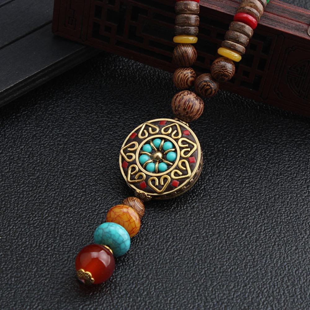 Accessories Ethnic Bodhi Clavicle Chain Personality Necklace Fashion Jewelry Nepal Bead Necklace