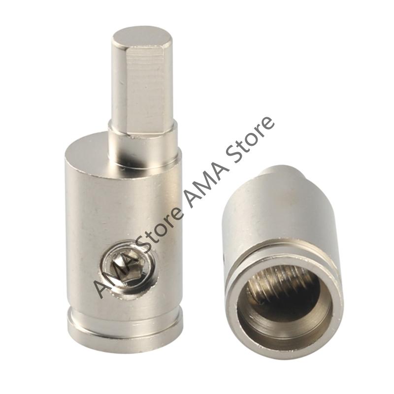 X7JF Amp Terminal Reducers Brass Automotive Sound Brass Wire Connector for Auto Sound