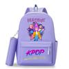 Kpop Demon Hunters Schoolbag Backpack for Student Teenager Rucksack Girl Casual Kawaii School Bag Travel Knapsack Mochila Present