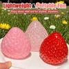 Simulated Strawberry Pinch Music, Novel Stress Relief Toy, Silicone Feel Stress Relief and Release Toy