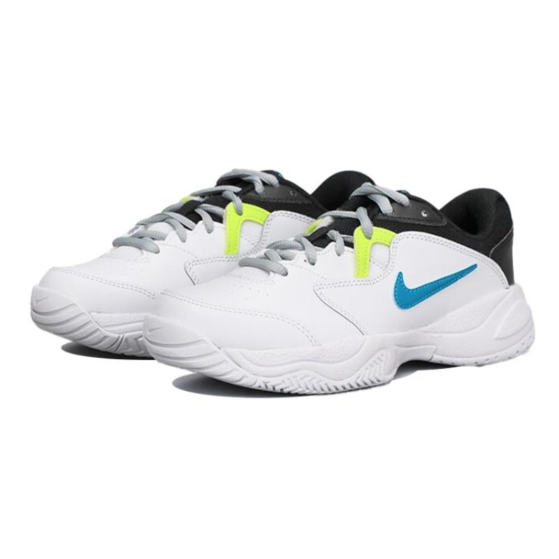 Nike Jr.GS Slip Resistant Shock Absorbers Low Top Kids' Training Shoes White Black Blue Sneakers CD0440-101