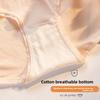 Große Größe Damen Frühling und Herbst Reine Baumwolle Antibakterieller Schritt Nahtlos Hohe Taille Dreieck Slip