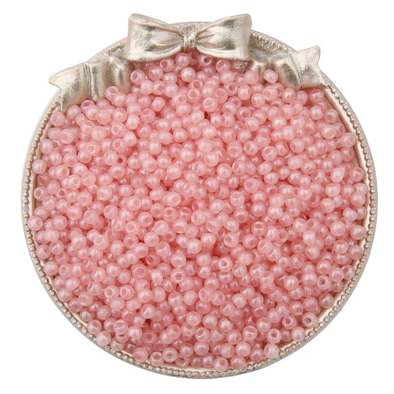 20g 3/4mm imitacja lodów szklanych koralików ryżowych materiał ręcznie robiony diy kolczyki koralikowe bransoletka akcesoria do włosów