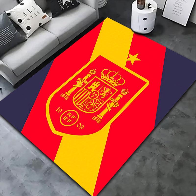 Spain National Football Team Carpet Rug for Living Room Bedroom Home Sofa Decoration,Kids play Non-slip Floor Mat