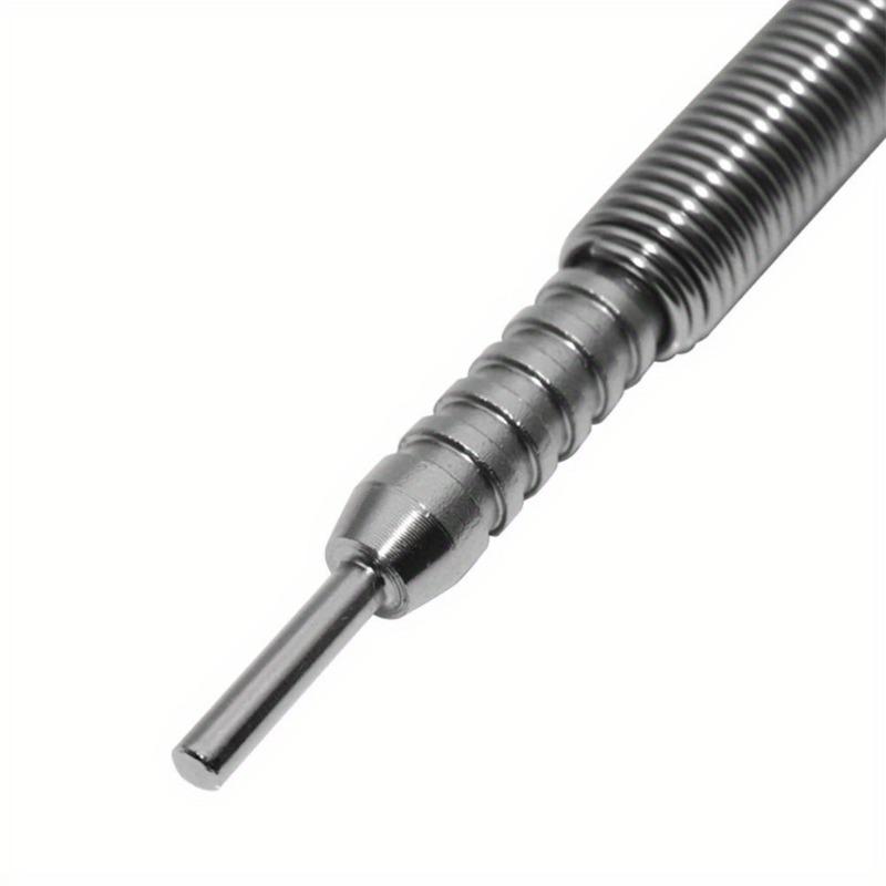 1pc Spring Tool Hammerless Nail Set Center Holes Punch Spring Loaded Marking Metal Woodwork Drill Bit Door Pin Removal Tool