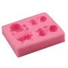 3 Cavity DIY Sleep Baby Fondant Silicone Cake Mold Soap 3D Cupcake Jelly Candy Chocolate Decoration Bakiing Molds