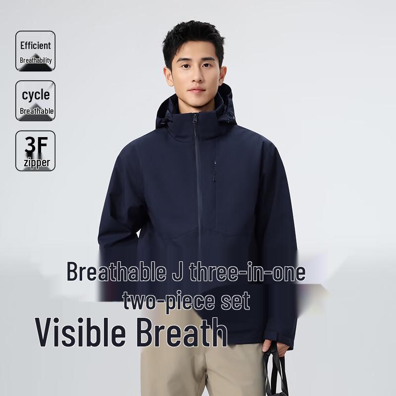 VUUG Unisex 3-in-1 Outdoor Winterjacke