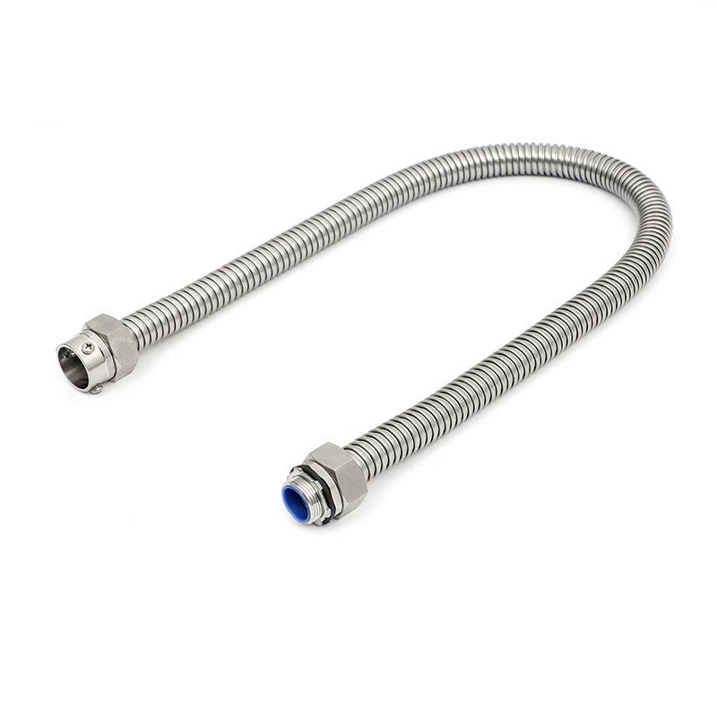 304 & 201 Stainless Steel Flexible Corrugated Conduit Pipe – Wear-Resistant Wire Protection 201 Hose φ12