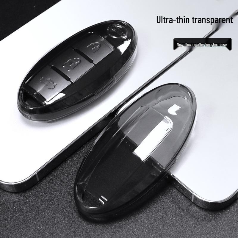 Nissan Key Cover: Lavida, Sylphy, Qashqai, Teana, Kicks, Sunny - Transparent Shell