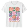 Love Them Anyway Unisexs TShirt Retro Aesthetic Floral Birthday Gift For Her