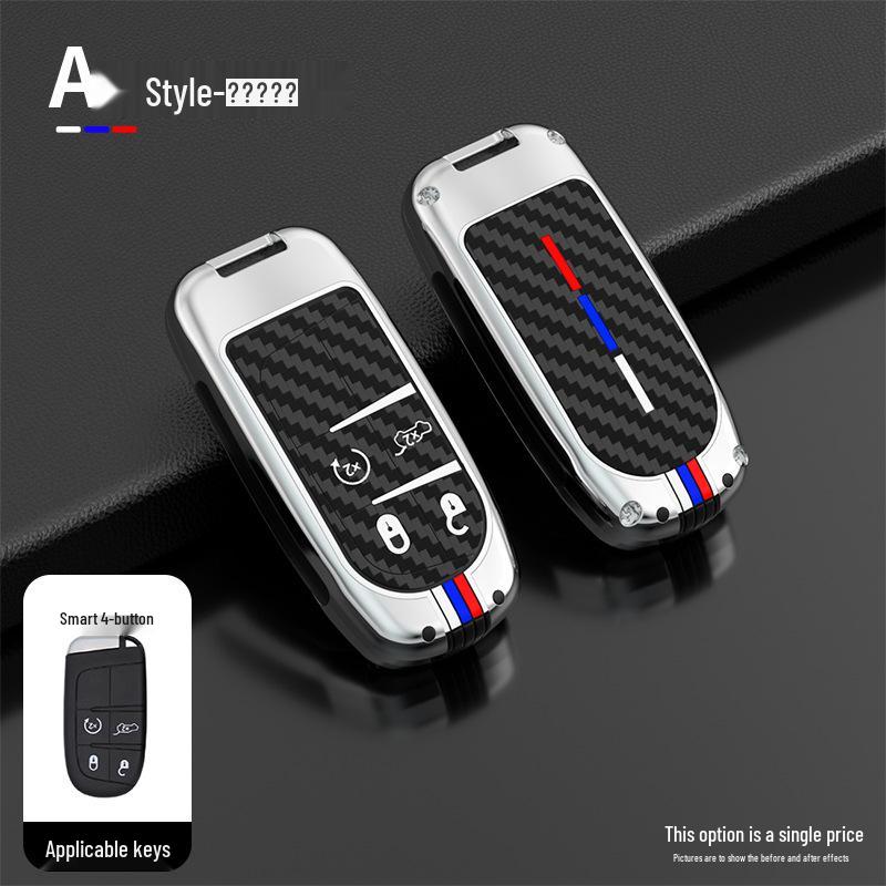 JEEP Jeep Key Case for Compass, Grand Commander, Free Light & Grand Cherokee