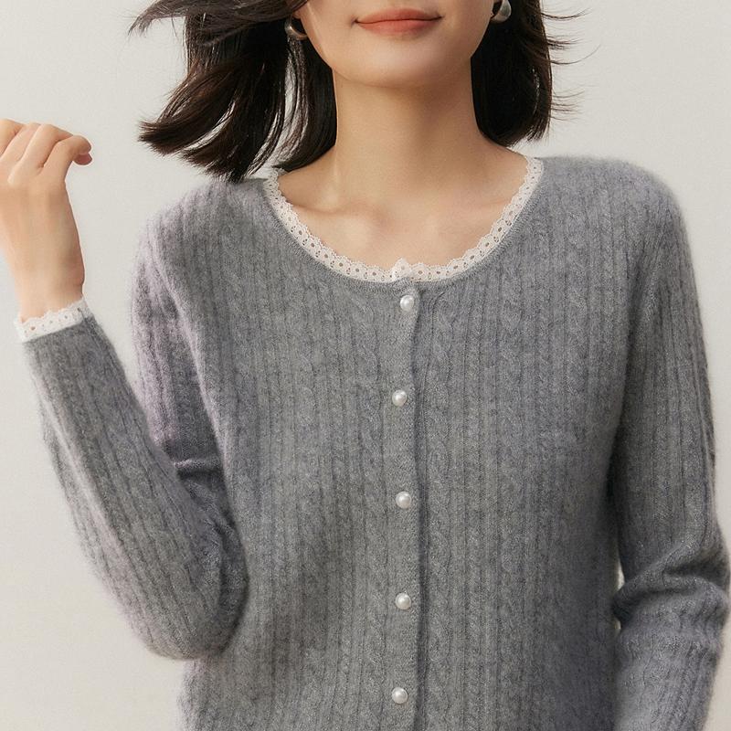 Qinghe 100% Pure Cashmere Women's Sweater - Ultra Soft Luxury Winter Pullover