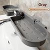 U Shaped Faucet Storage Organizer No Drill Wall Mounted Plastic Shelf for Home Kitchen Sink Bathroom Accessories Holder 1Pcs