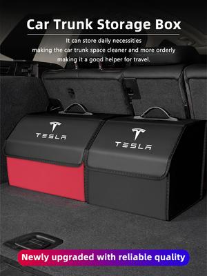 AAAIJ1 Car Trunk Storage Box Foldable Suitcase Travel Organizer Bag For Model 3 Model S Model X Model Y Cybertruck Roadster