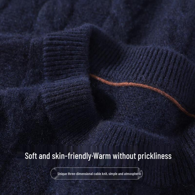 Antonio Men's 100% Cashmere Business Casual Sweater