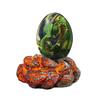 Crystal Transparent Resin Statue Dragon Egg Lava Dinosaur Egg Souvenir Resin Craft Luminous Handmade Dragon Eggs Home Decor Gift  Extra 2% Off