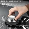 TOAURDA Stainless Steel Scrubber [Handle + 4 Replacement Brushes] Powerful for Dishwashing, Removing Burnt Food, and Cleaning Sinks. Convenient Storag