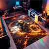 Ghost-Rider On Fire Area Rug Suitable for Indoor And Outdoor,Carpets for Kitchens, Homes, Offices, Living Rooms,Home Decor,Christmas Gift