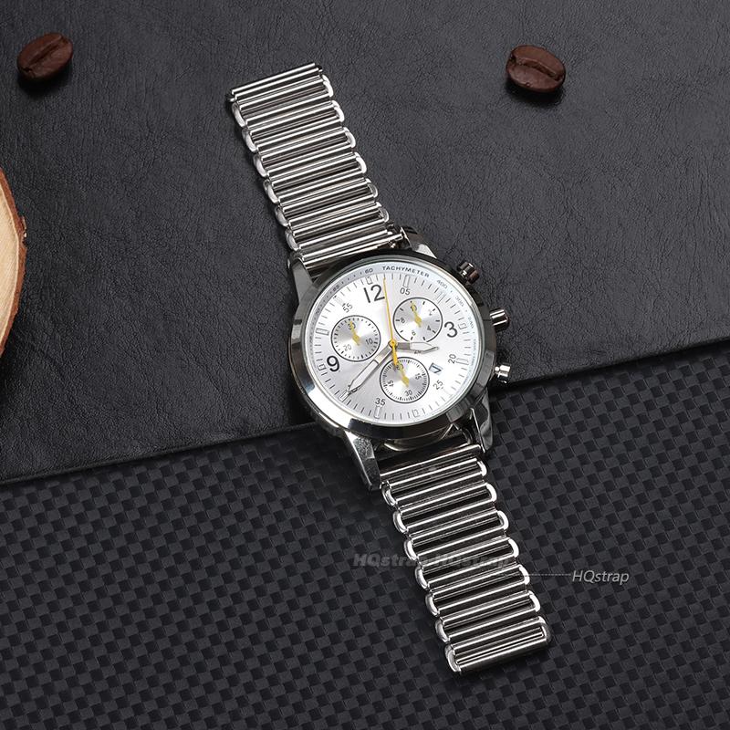 Correa de Acero Inoxidable de 20 mm y 22 mm para Pulsera Bonklip Hombres Mujeres Correa Metálica Vintage Correa de Liberación Rápida Universal
