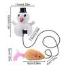 Moving Cat Toy Electric Smart Enrichment Funny Teaser Wand Boredom Cat Toy for Kitten for Stimulating Play Exercise Small Large