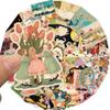 50PCS Vintage Fairy Tale Stickers for Laptop Water Bottle Luggage Phone Waterproof Graffiti Vinyl Decals