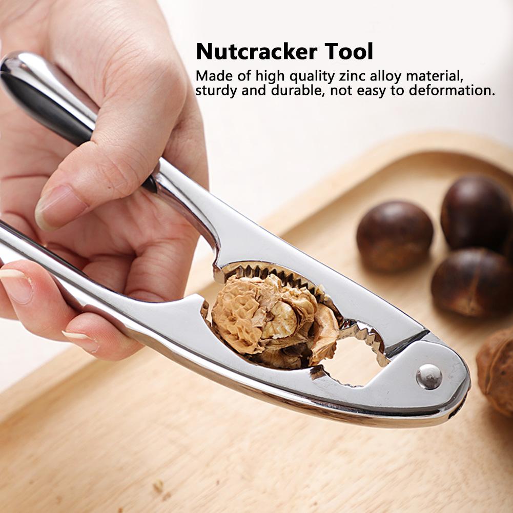 Zinc Alloy Nut Cracker Walnut Opener Plier Pecan Nut Open Tool Kitchen Gadgets