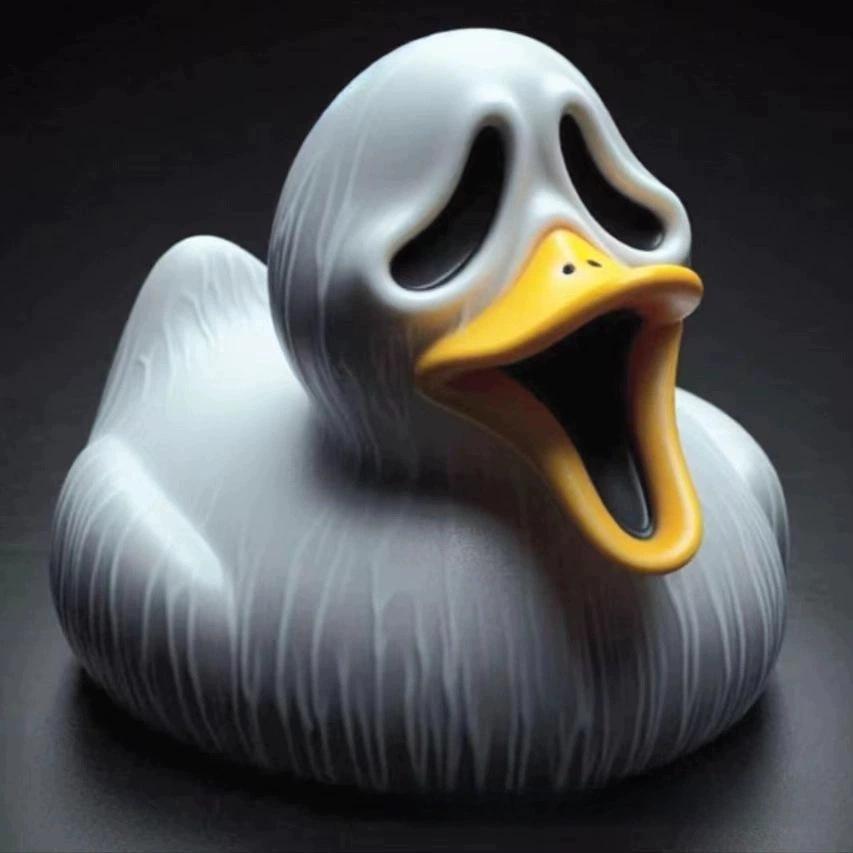 Creative Classic Horror Movie Character Duck Classic Movie Cartoon Duck