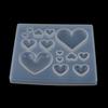 Candy Heart Silicone Mold Assortment Resin Cabochon Making Epoxy Craft Supplies