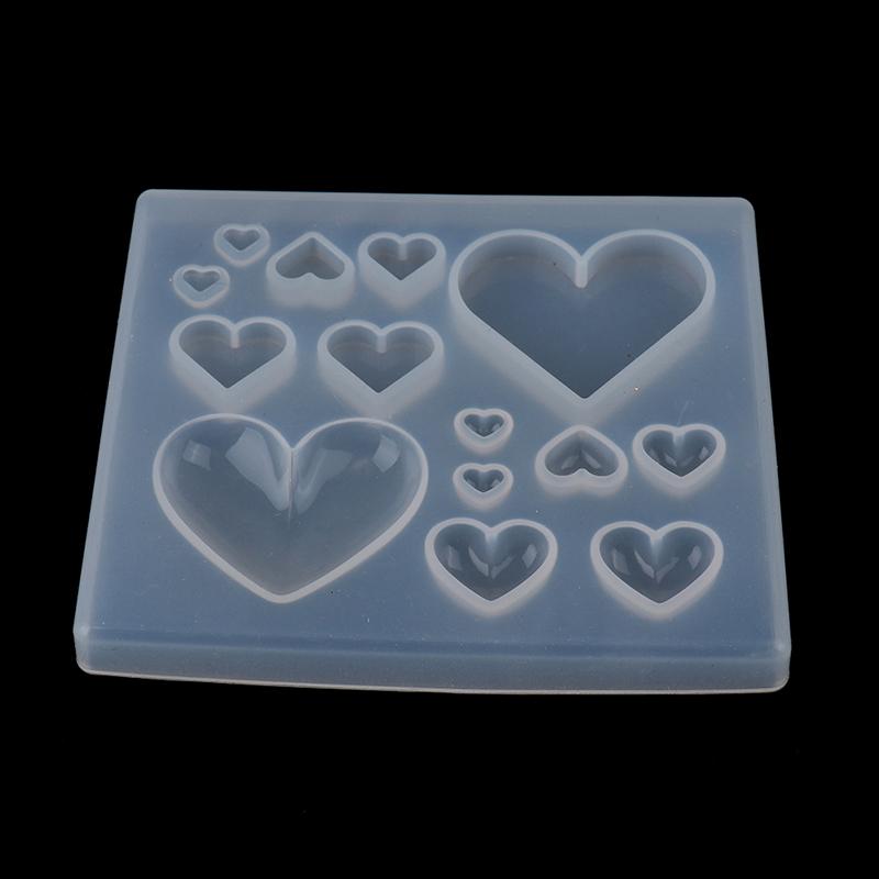 Candy Heart Silicone Mold Assortment Resin Cabochon Making Epoxy Craft Supplies