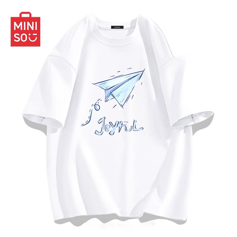 MINISO Men s Pure Cotton Loose Fit T-shirt 2XL