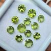 Round Shape Natural Loose Green Peridot Gemstone, 12 Pcs Lot, 5-6 mm Size, 6.10 Carat Lot, Loose Stone.