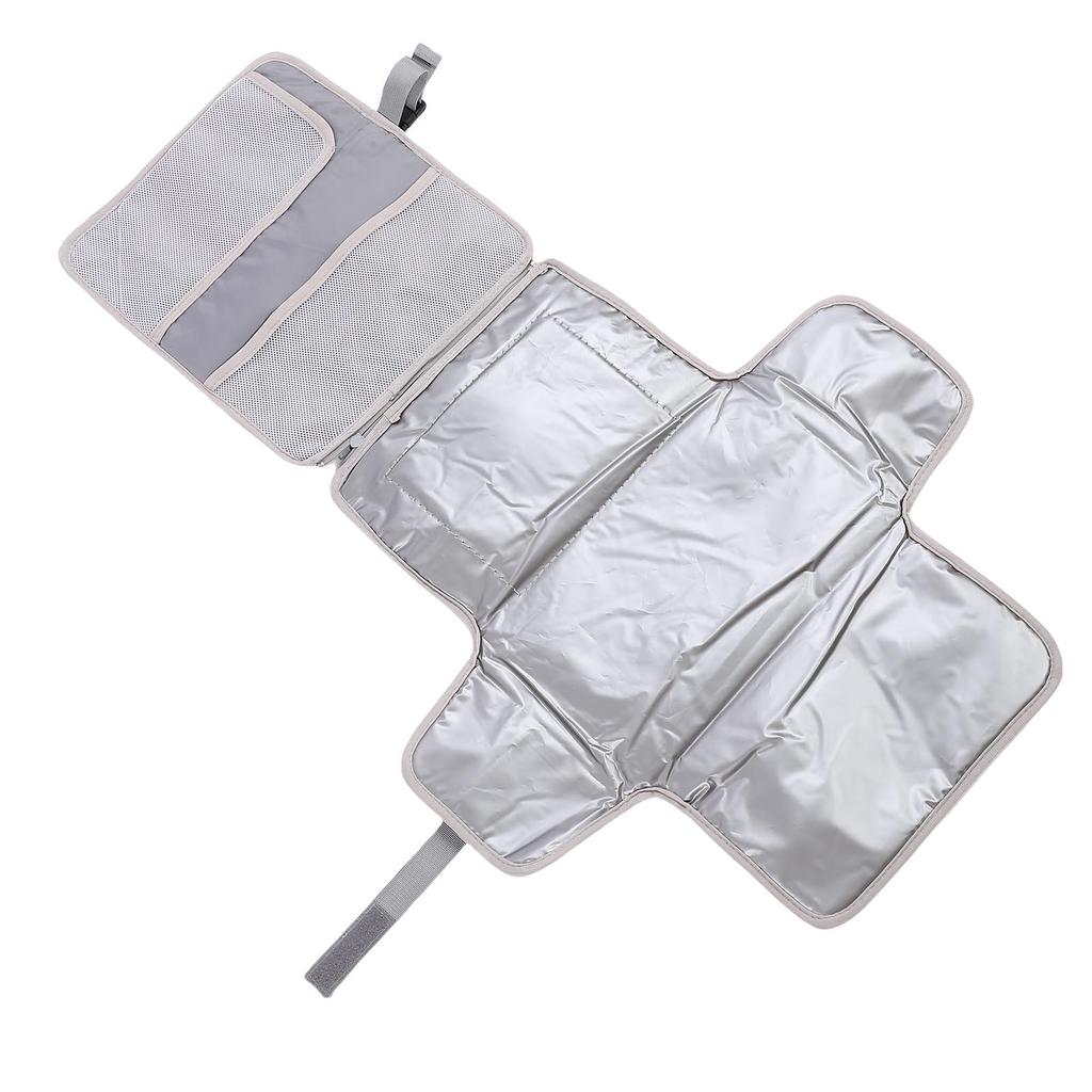 Newborn Changing Mat with Wet Wipe Holder Water Proof Portable Baby Diaper Changer Pad for Travel