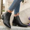 Fashion Women's Winter Shoes for Female Side Zip Girl's Ankle Boots Square Casual Low Heel Hot Sale Light 2025 Ladies Boot Rain Platform