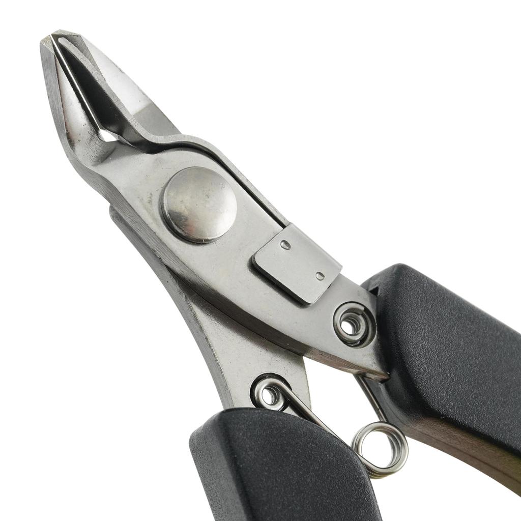 Bigman Stainless Steel Hobby Nippers with Dust Catch for for Plastic Models and Crafts Plastic, HT-02S,