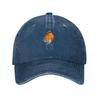 Red Robin  Robin Redbreast  Songbird  Christmas Robin Wild Bird Baseball Cap Luxury Caps Mountaineering Unisexs Luxury Womens