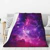 Dream Galaxy Flannel Mar Blanket Digital Printing Space Blanket Planet Sofa Blanket