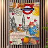 Amine Paddington Brown Creative Pattern Hanging Flag Polyester Printed Banner Hand Pulled Flag
