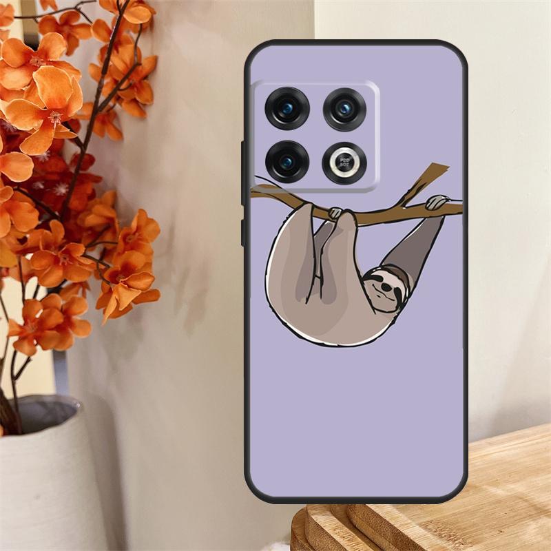 Baby Sloth Funda For OnePlus 8T 10T 13 13R 12 12R 11 10 Pro OnePlus Nord 4 CE 2 3 Lite N30 N20 N10 Case