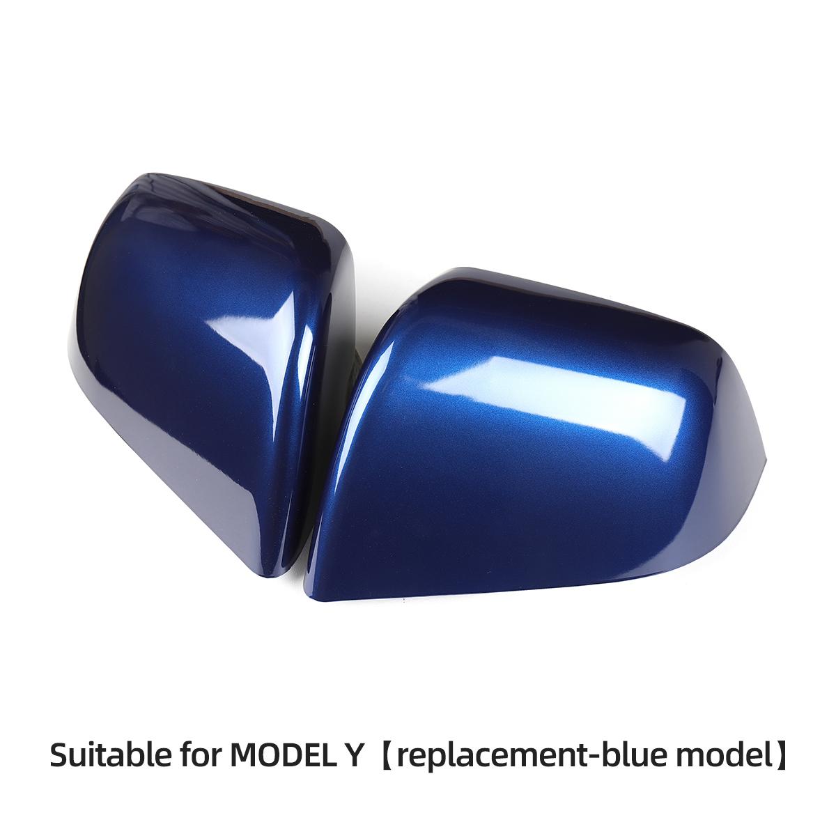 

Для Tesla Model 3 Model Y Автомобильное зеркало заднего вида, автомобильные внешние аксессуары, ABS, боковое зеркало заднего вида, корпус MY-EX32LBLUE