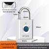 Lucchetto Impermeabile e Antiruggine con Impronta Digitale e Password per Case, Dormitori e Magazzini - Sicurezza Antifurto
