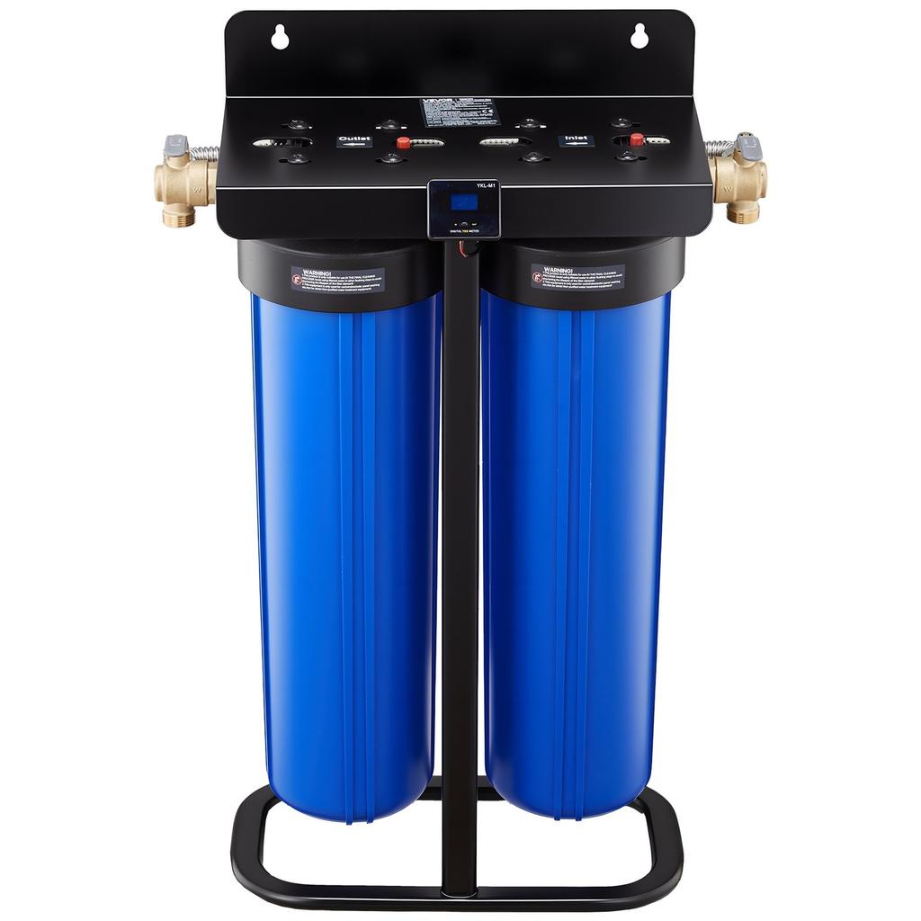 Deionized Water System for Car Wash, Spotless Car Wash Water System with 2 X 4L DI Resin, TDS Meter & Bypass Valve, Spot-Free Deionized Water Filter